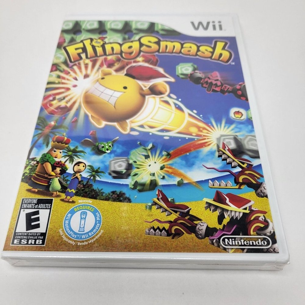 New Fling Smash Game for Wii‎ Factory Sealed Video Game Family Fun